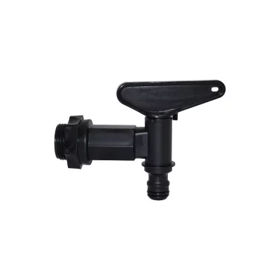 BOUTTE Robinet de cuve plastique PEHD 1/4 tour Nez automatique Noir