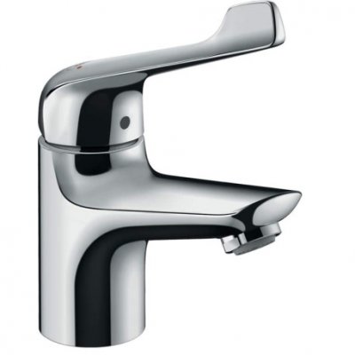 HANSGROHE Robinet de lavabo mitigeur Novus 70 avec poign&eacute;e extra large et vidage automatique 