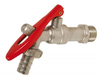 SFERACO Robinet de puisage cadenassable - Diam&egrave;tre nominal 1/2 - Sortie 3/4
