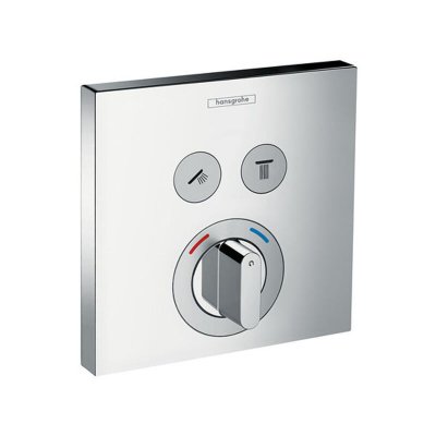 HANSGROHE Robinet m&eacute;langeur pour double fonctions chrom&eacute; ShowerSelect 