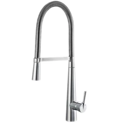 EDOUARD ROUSSEAU Robinet mitigeur d'evier cuisine Bec haut mobile douchette orientable