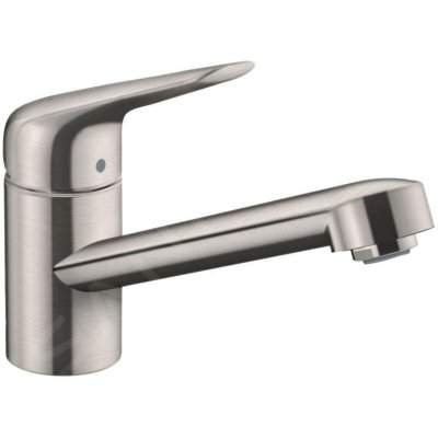 HANSGROHE Robinet mitigeur de cuisine avec 1 jet Focus M42 acier 