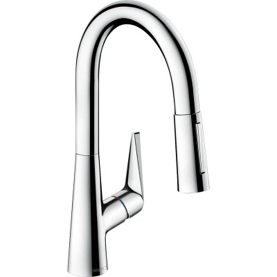 HANSGROHE Robinet mitigeur de cuisine avec douchette extractible et 2 jets 