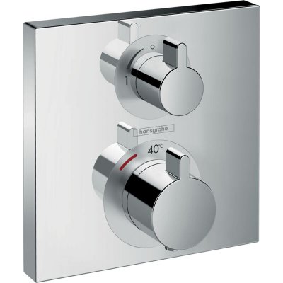 HANSGROHE Robinet thermostatique pour 1 fonction chrome Ecostat Square 
