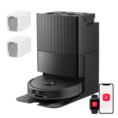 BOUTIQUE OFFICIELLE ROBOROCK FRANCE Roborock Qrevo S Pro Aspirateur robot- Aspiration de 18 500 Pa et stat