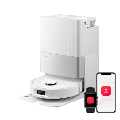 ROBOROCK  - Qrevo S5V robot Aspirateur avec serpilli&egrave;re et balai relevable, sans n&oelig;uds