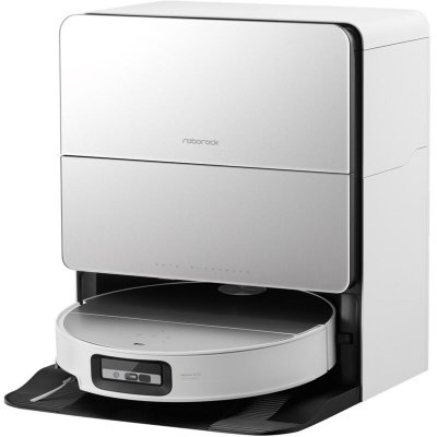 ROBOROCK  Saros 10 robot aspirant et laveur blanc
