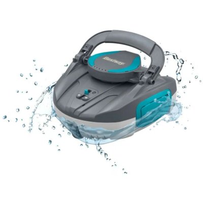 Robot aspirateur - Bestway - Cristal - Rechargeable et autonome - 10m&sup2; 