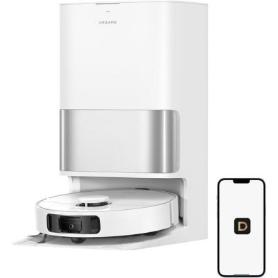 DREAME Robot aspirateur  D30 Ultra 25 000 Pa Blanc