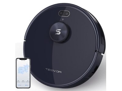 TESVOR Robot aspirateur et laveur connect&eacute; s6 - 