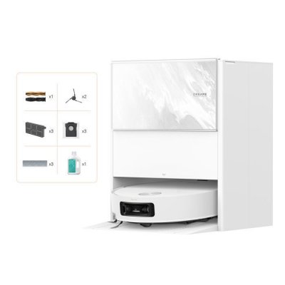 DREAME robot aspirateur laveur  Aqua10 Ultra Track Complete Blanc 