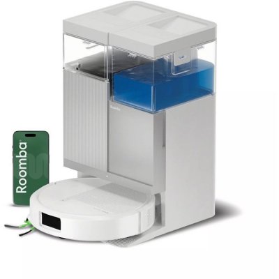 IROBOT Robot aspirateur laveur -  Roomba Plus 415 - 300 min autonomie - 20000 Pa - Multi-&eacute;tage - 25 L