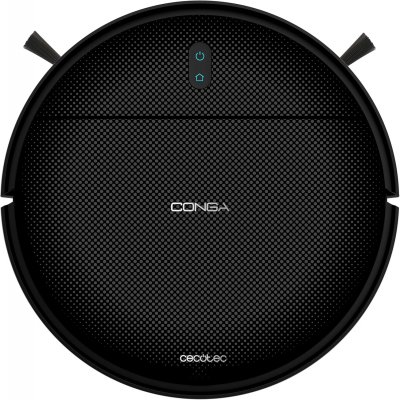 CECOTEC Robot aspirateur laveur noir - Neuf
