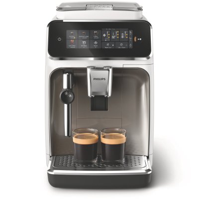 PHILIPS Robot caf&eacute; 15 bars chrome blanc  -
