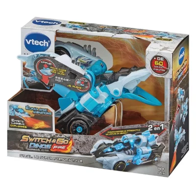 VTECH Robot &eacute;ducatif  Switch & Go Dinos Steel Le super Pt&eacute;rodactyle