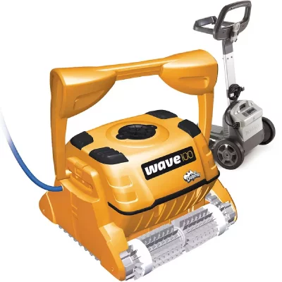 DOLPHIN BY MAYTRONICS Robot electrique de piscine professionnel 25m brosse combin&eacute;e wave 100