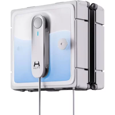 HUTT Robot Lave-Vitre -  W9 - 3800 Pa - 150 ml - Blanc 