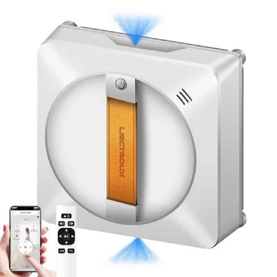 LIECTROUX Robot Lave-Vitre -  - YW710 - Double Pulv&eacute;risation - Assistant vocal - Vitesse 3,5 min/m&sup2; 