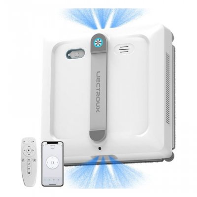 LIECTROUX Robot Lave Vitres -  - S9 - 9000 Pa - Doubles Brosses Rotatives - App & T&eacute;l&eacute;commande