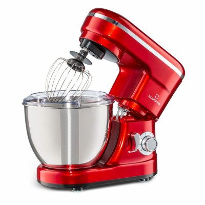 KLARSTEIN Robot m&eacute;nager - Bella Mini - Robot culinaire - 1200W - 6 vitesses - 4L - Rouge