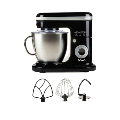 DOMO Robot p&acirc;tissier 6 L 1200 W DO1023KR noir 