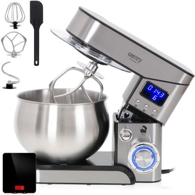 CAMRY Robot P&acirc;tissier Boulangerie Cuisine M&eacute;nager Multifonction Bol Inox 5L 6 Vitesses,, CR4223B, 2000,