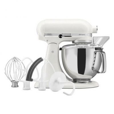 KITCHENAID Robot p&acirc;tissier  Artisan 5KSM175PSEPL 4,8 L Blanc
