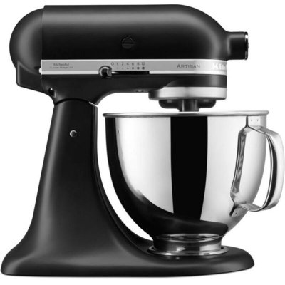 KITCHENAID Robot p&acirc;tissier  artisan noir mat 4,8L - 5KSM125EBM