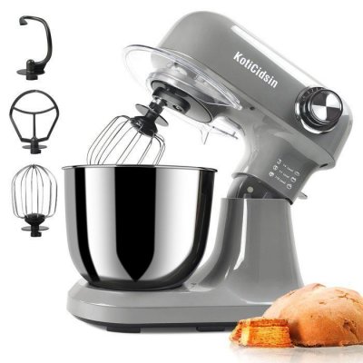 KOTICIDSIN Robot p&acirc;tissier -  - 1500W - 12 Vitesses - Bol 5.5L - P&eacute;trin Fouet Batteur