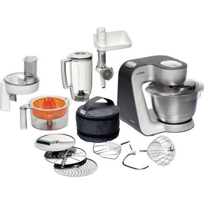 BOSCH Robot p&acirc;tissier multifonction MUM56340 - argent 