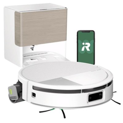 IROBOT Robot Roomba Max 705 Combo + base AutoWash Blanc 