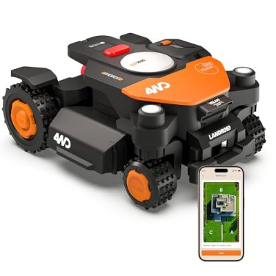 WORX Robot tondeuse sans fil p&eacute;riph&eacute;rique  WR340E 600 m&sup2; 20V 4Ah