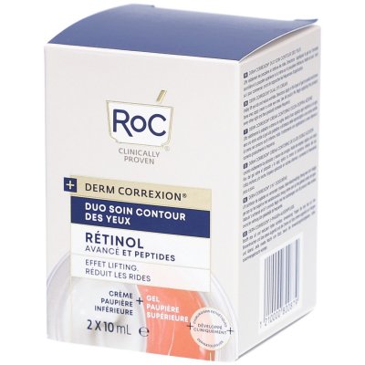 ROC  Derm Correxion Duo Soin Contour Des Yeux Lift Anti-Rides 2 X 10 Ml