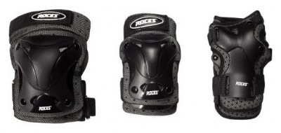 ROCES  301332-001 Set de protection 3 pi&egrave;ces Noir XL