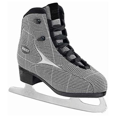 ROCES  Brits Patins &agrave; Glace pour Femme, Check Black White Silver, 36