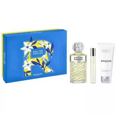 ROCHAS  Eau De  Eau De Toilette Spray 100ml Coffret 3 Produits