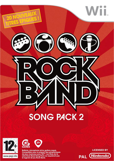 Rock Band Song Pack 2 Nintendo Wii