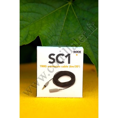 RODE  C&acirc;ble extension TRRS SC1 - Pour micro  SmartLav+ - L 6 m