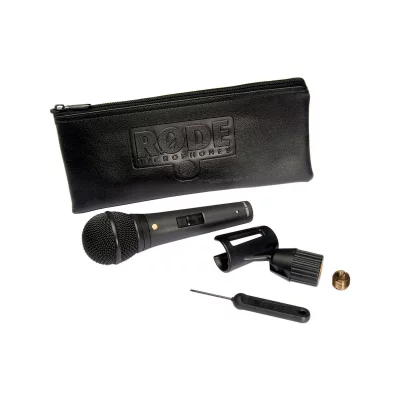 RODE  M1-S Micro dynamique avec interrupteur on/off et connexion XLR pour performances sur sc&egrave;ne