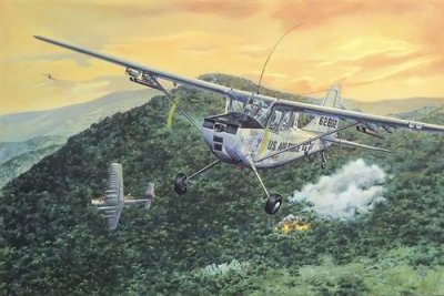 RODEN  619 Kit de mod&eacute;lisme L-19/O-1 Bird Dog