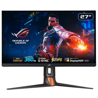 ASUS Rog swift pg27aqn 27 pouces lcd qhd 360hz nvidia g-sync noir