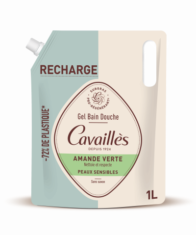 CAVAILLES Rog&eacute; Cavaill&egrave;s - Amande verte Gel douche 1000 ml unisex