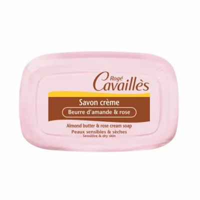 ROGE CAVAILLES Rog&eacute; Cavaill&egrave;s Savon Cr&egrave;me Beurre d'Amande et Rose 115g