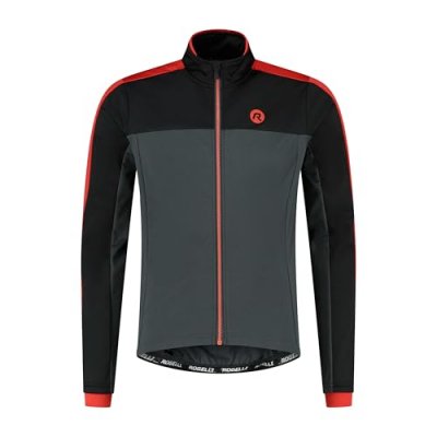 ROGELLI  Freeze Veste Velo Hiver Homme , Gris/Noir/Rouge , Taille M
