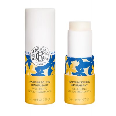 ROGER & GALLET  Vanille Soleil - Parfum Solide Bienfaisant - 5g