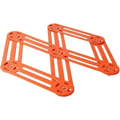 ROGER ORFEVRE  - Dessous de plat extensible 6 branches Orange