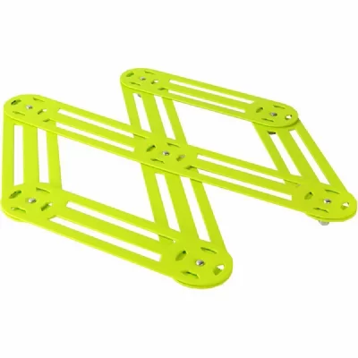ROGER ORFEVRE  - Dessous de plat extensible 6 branches Vert anis