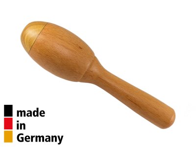 ROHEMA  Maracas H&ecirc;tre Acacia 18cm Tonalit&eacute; Aigue - &Eacute;veil Musical