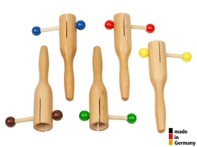 ROHEMA  Set De 5 Petits Rakataks Diff&eacute;rentes Tonalit&eacute;s - &Eacute;veil Musical