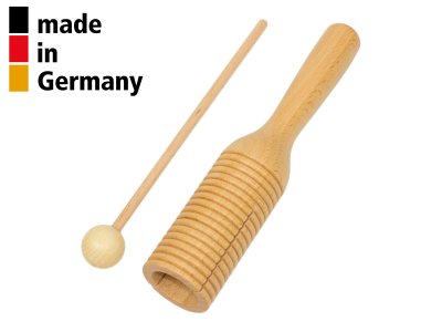ROHEMA  Tone Block Guiro H&ecirc;tre Baguette - &Eacute;veil Musical